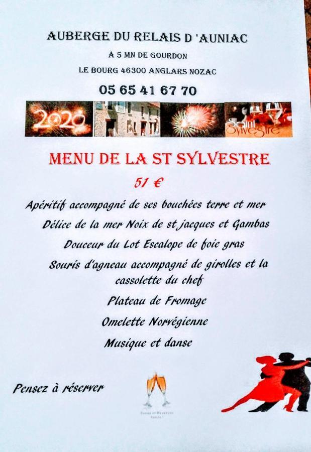 Auberge Du Relais D'Auniac Gourdon-en-quercy Exteriör bild